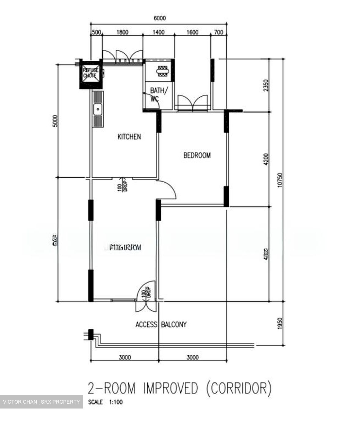 Blk 109 Aljunied Crescent (Geylang), HDB 2 Rooms #604363551